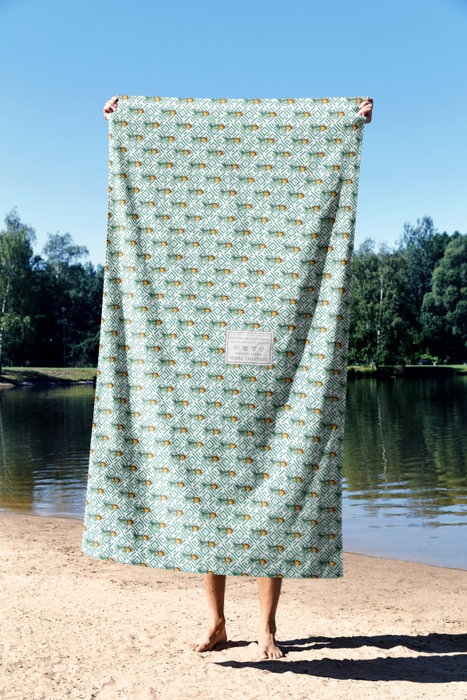 Mijölnir Toalla de Playa 70 x 130 cm Multicolor - 70% Poliéster, 30% Poliamida, Tejido Microfilamento de Lujo